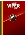 Dodge Viper 2002 Brochure USA