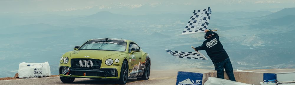 La nouvelle Bentley Continental GT bat un record à la célèbre course de côte Pikes Peak International Hill Climb