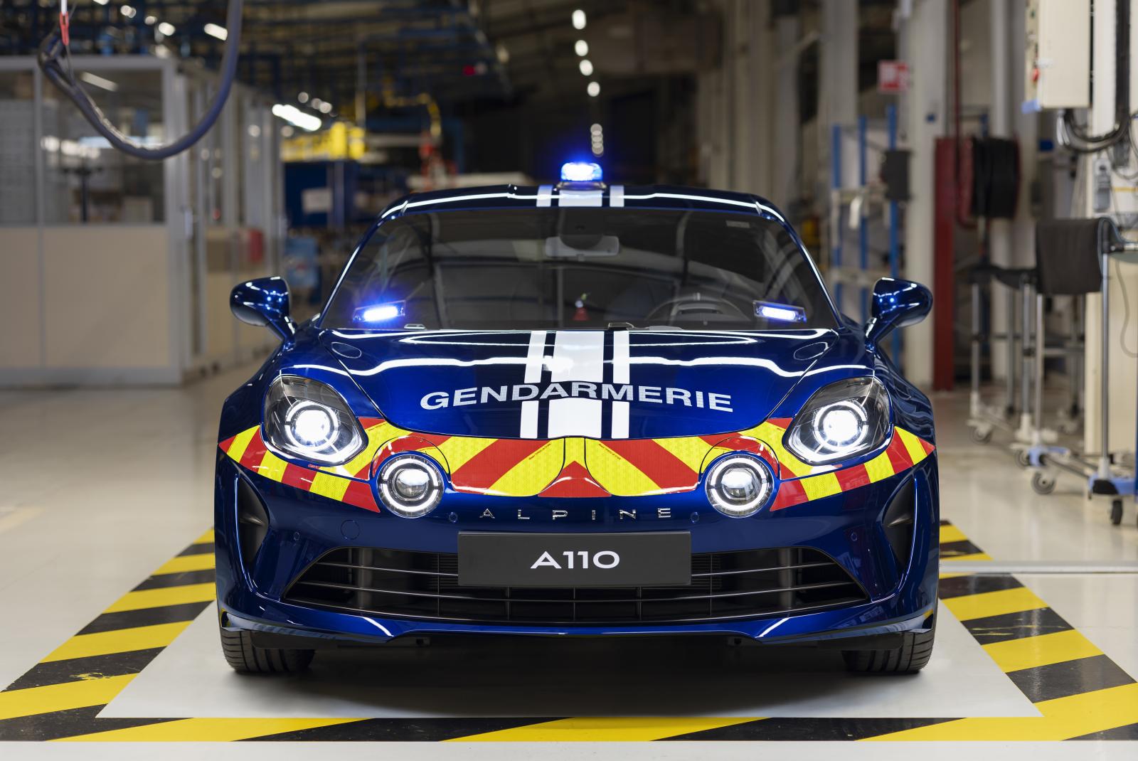 Voiture Renault Alpine Gendarmerie A110 1600 S BRI 1971