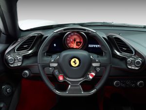 Ferrari 488 Spider Habitacle de la Ferrari 488 Spider