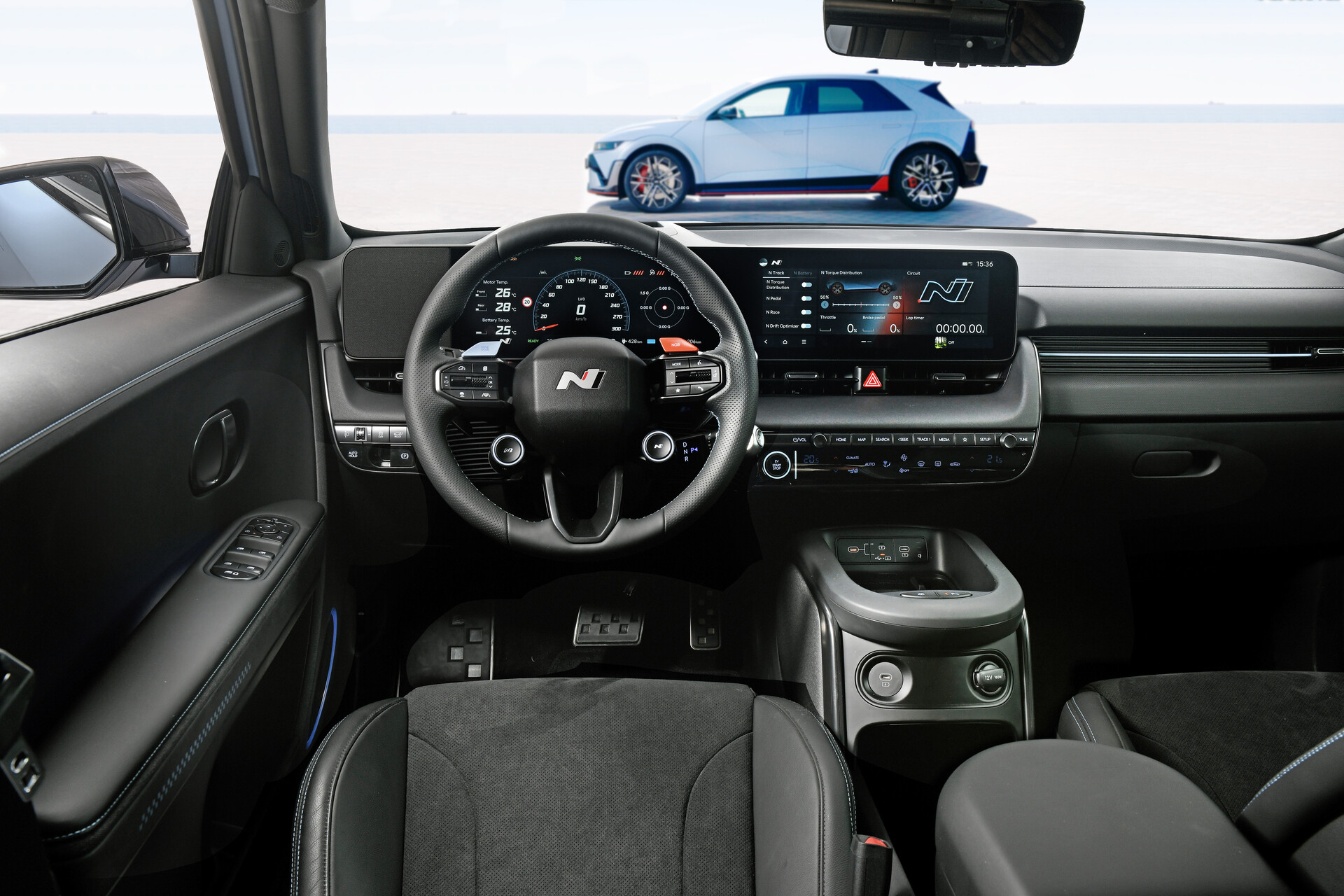 Hyundai Ioniq 5 N Habitacle de la Hyundai Ioniq 5 N avec sièges baquets N