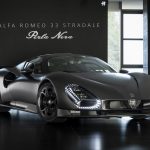 Alfa Romeo 33 Stradale Perla Nera : une supercar unique en carbone noir mat