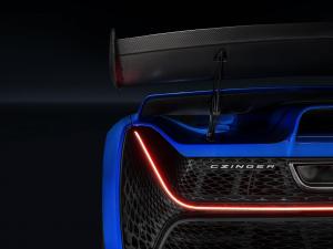 18. Czinger 21C lightweight configuration studio image close up of wing 